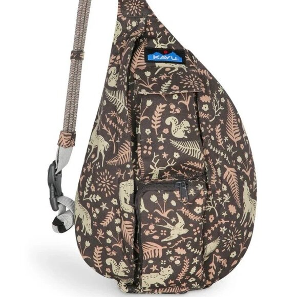 Kavu Rope Bag Whimsical Trail Rope Sling Bag Crossbody Backpack New With Tags - Picture 1 of 4